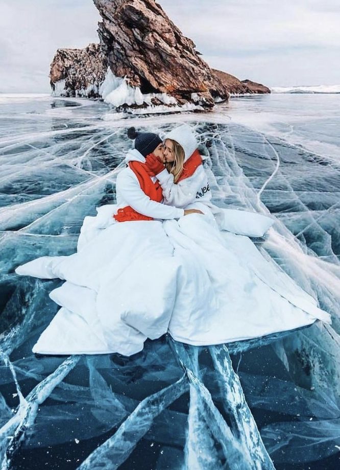 Зимние праздники на озере Байкал